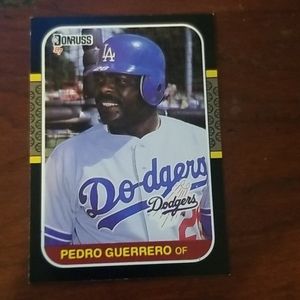 Pedro Guerrero 1987 donruss card